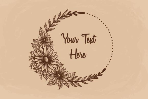 Download Hand Drawing Vintage Floral Frame - Premium Resources