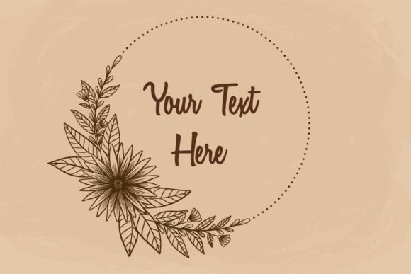 Download Hand Drawing Vintage Floral Frame - Premium Resources